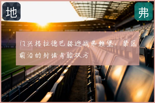门兴格拉德巴赫迎战弗赖堡，禁区前沿的封堵考验双方